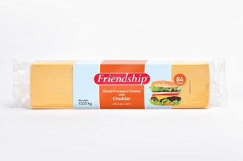 Hamburger ost skivad med Cheddar